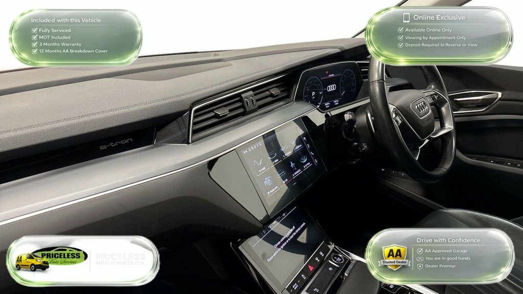 Audi Q8 e tron Suv Black #2