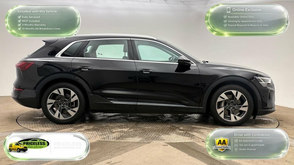 Audi Q8 e tron Suv Black #3