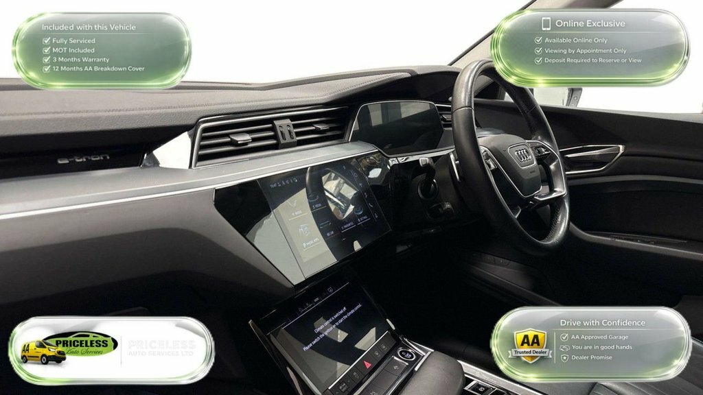 Audi Q8 e tron Suv White #2