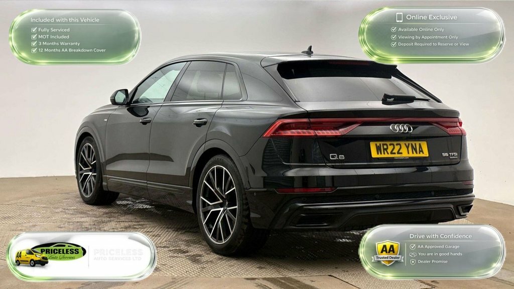 Audi Q8 3L Black Edition Black #4
