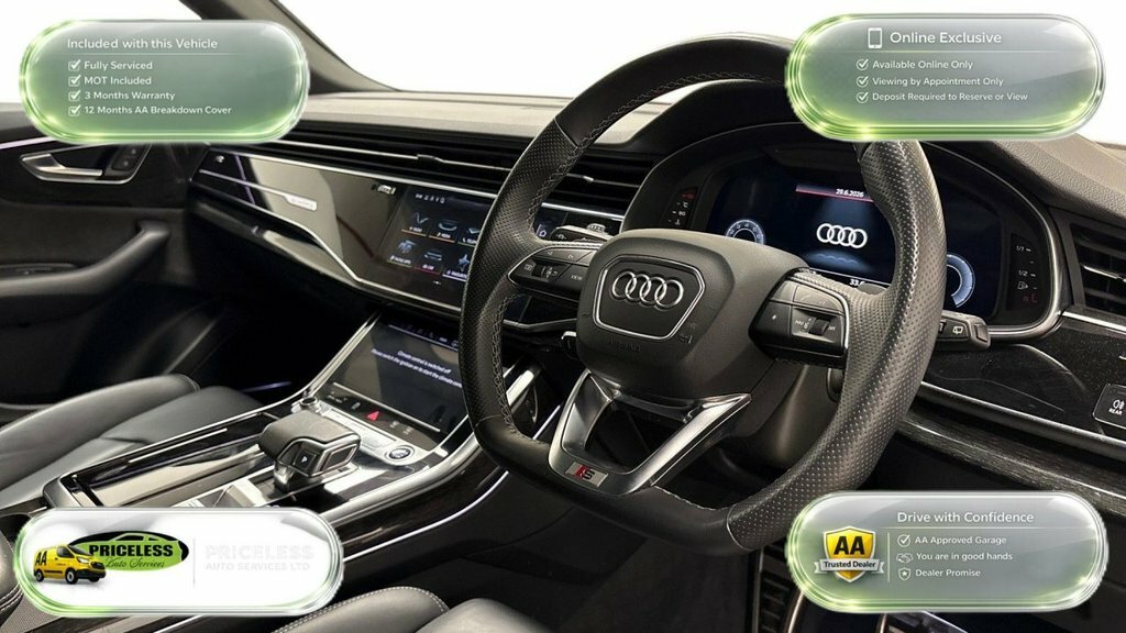 Audi Q8 3L Black Edition Black #5
