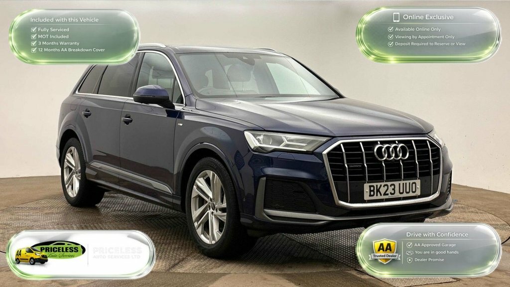 Audi Q7 3L S Line Blue