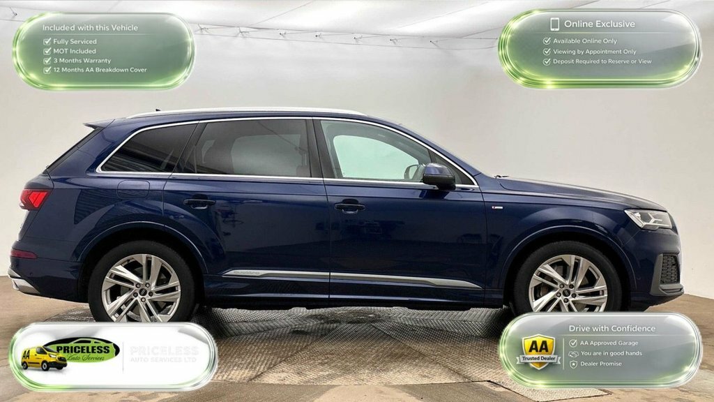Audi Q7 3L S Line BK23UUO Blue #3