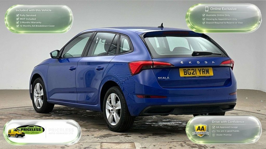 Skoda Scala 1L Se Blue #4