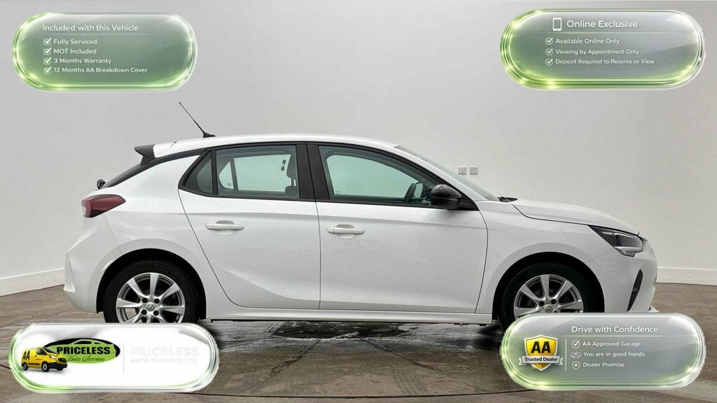 Vauxhall Corsa 1.2L Design SA72KPF White #3