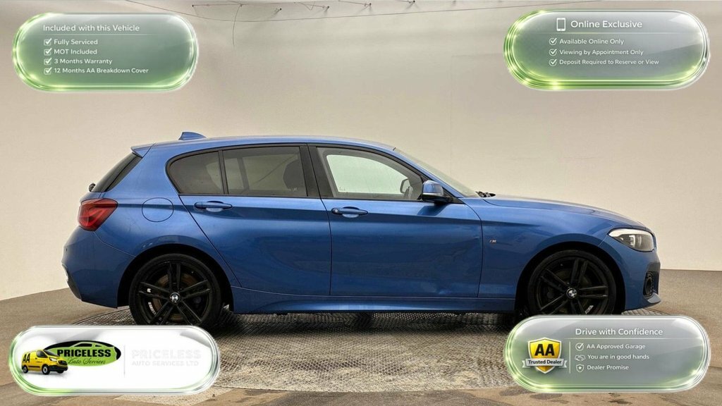 BMW 1 Series 1.5L M Sport Shadow Edition YF67HAA Blue #3