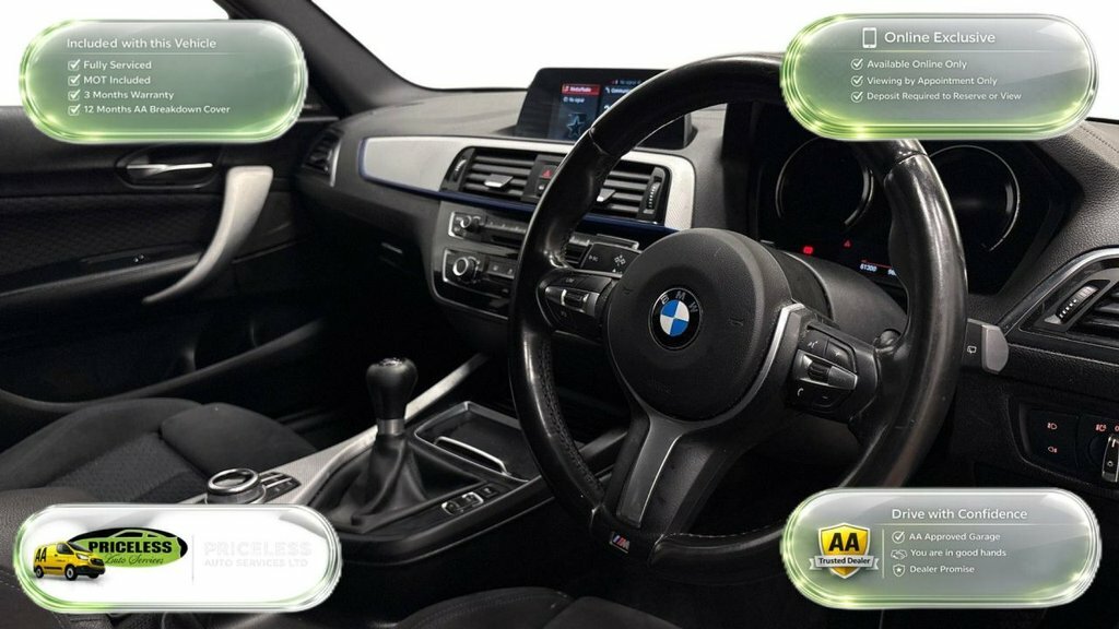 BMW 1 Series 1.5L M Sport Shadow Edition YF67HAA Blue #5