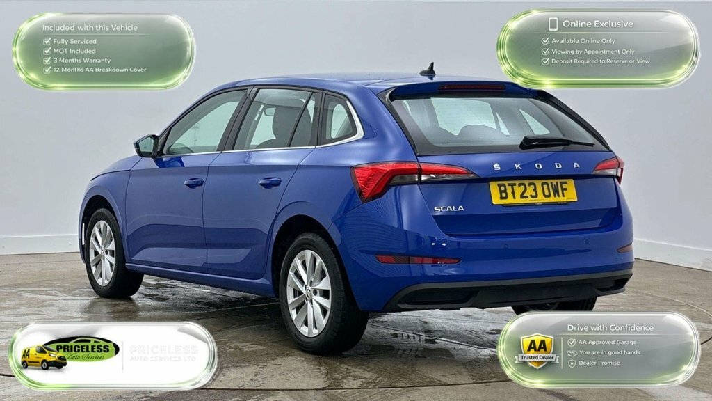 Skoda Scala 1L Se Technology Blue #4