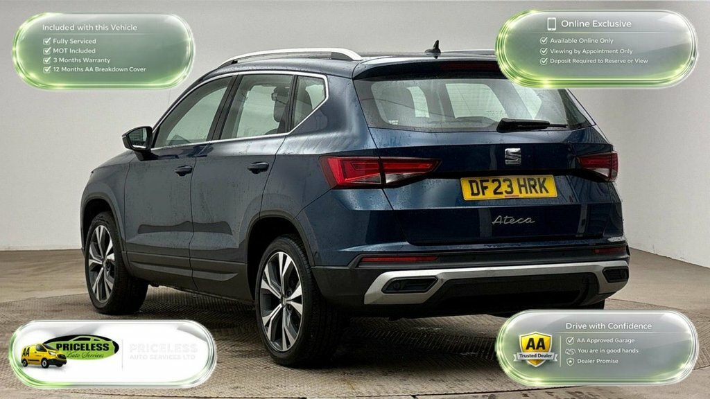 Seat Ateca 1.5L Se Technology DF23HRK Blue #4