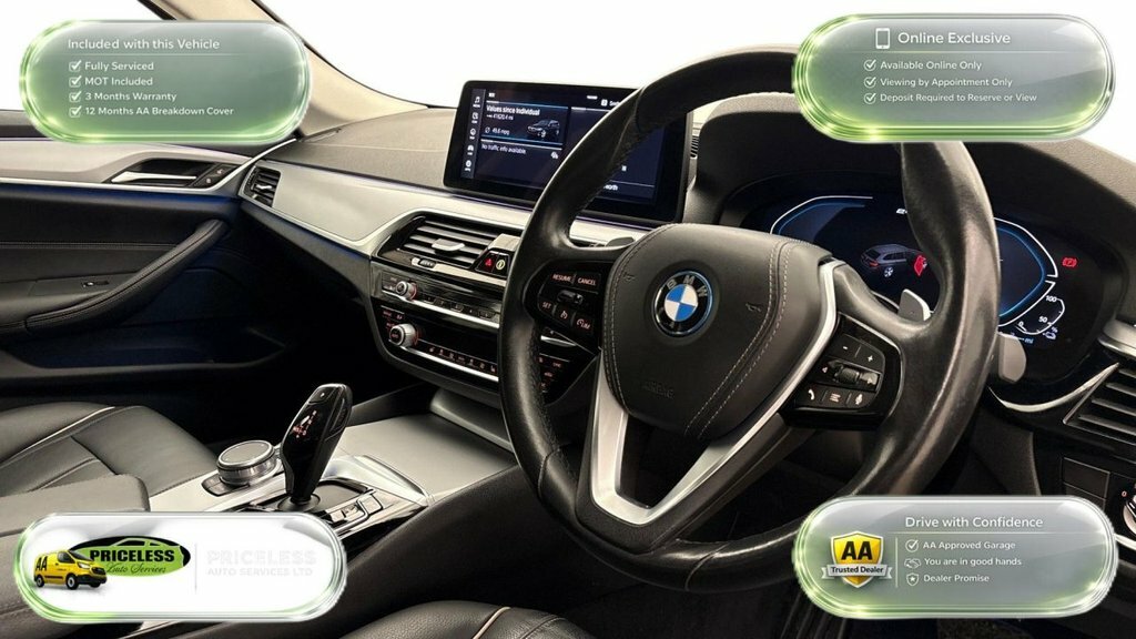 BMW 5 Series 2L Se WN71XZS Black #5