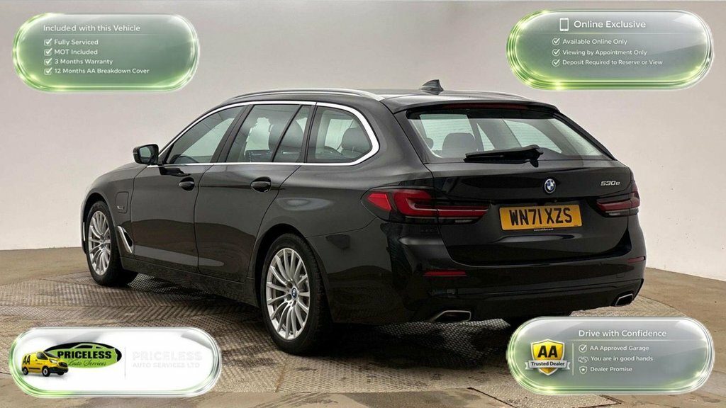 BMW 5 Series 2L Se WN71XZS Black #4