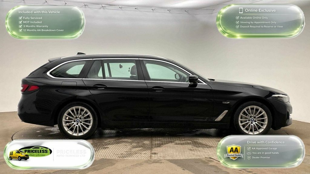 BMW 5 Series 2L Se WN71XZS Black #3