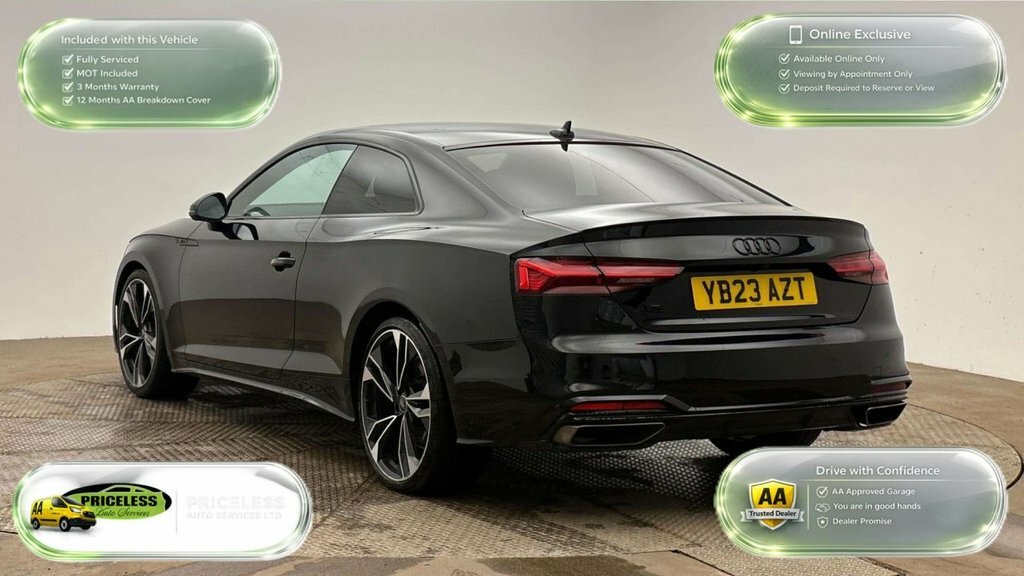 Audi A5 2L Black Edition YB23AZT Black #4