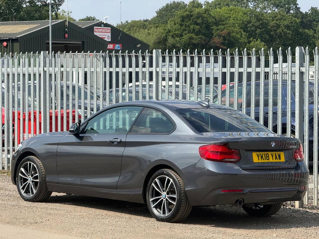 BMW 2 Series 2.0 218D Sport Euro 6 Ss YK18YAW Grey #5