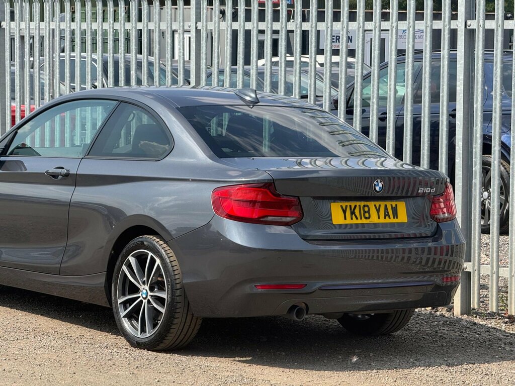 BMW 2 Series 2.0 218D Sport Euro 6 Ss YK18YAW Grey #4