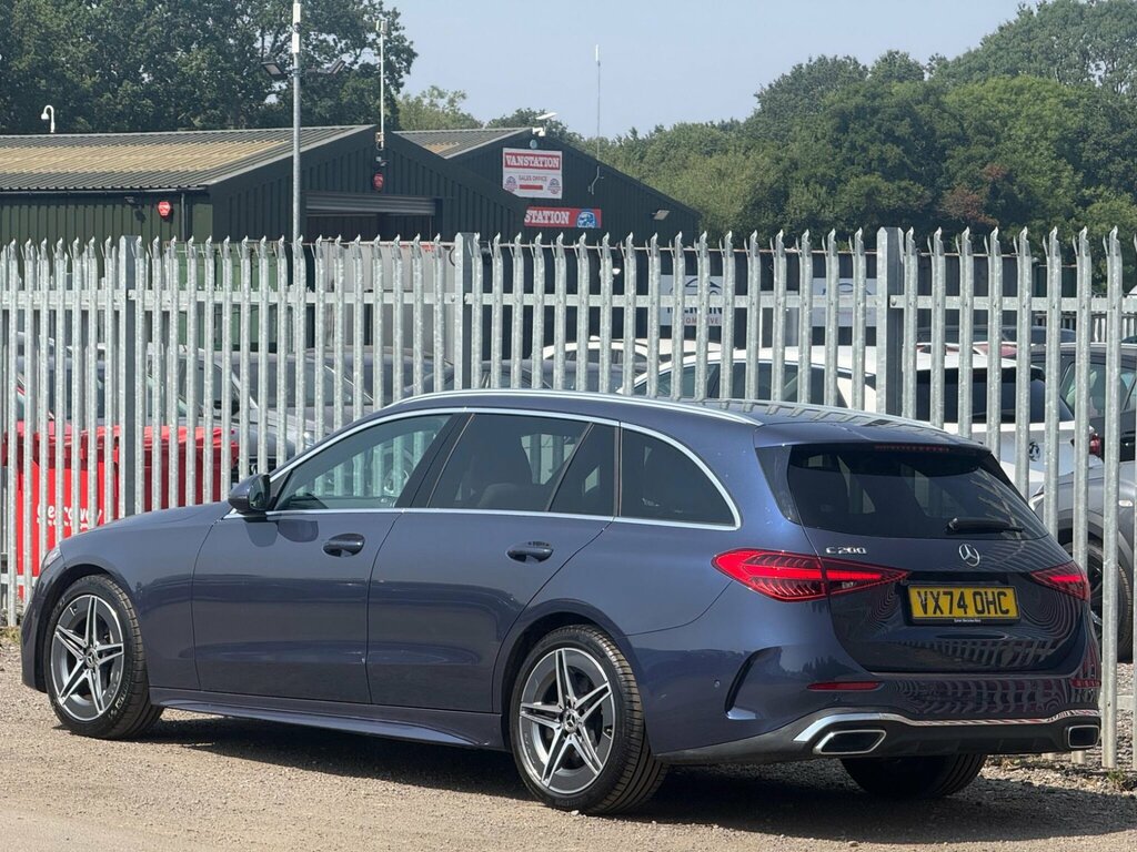 Mercedes-Benz C Class 1.5 C200h Mhev Amg Line G-tronic Euro 6 Ss Blue #5