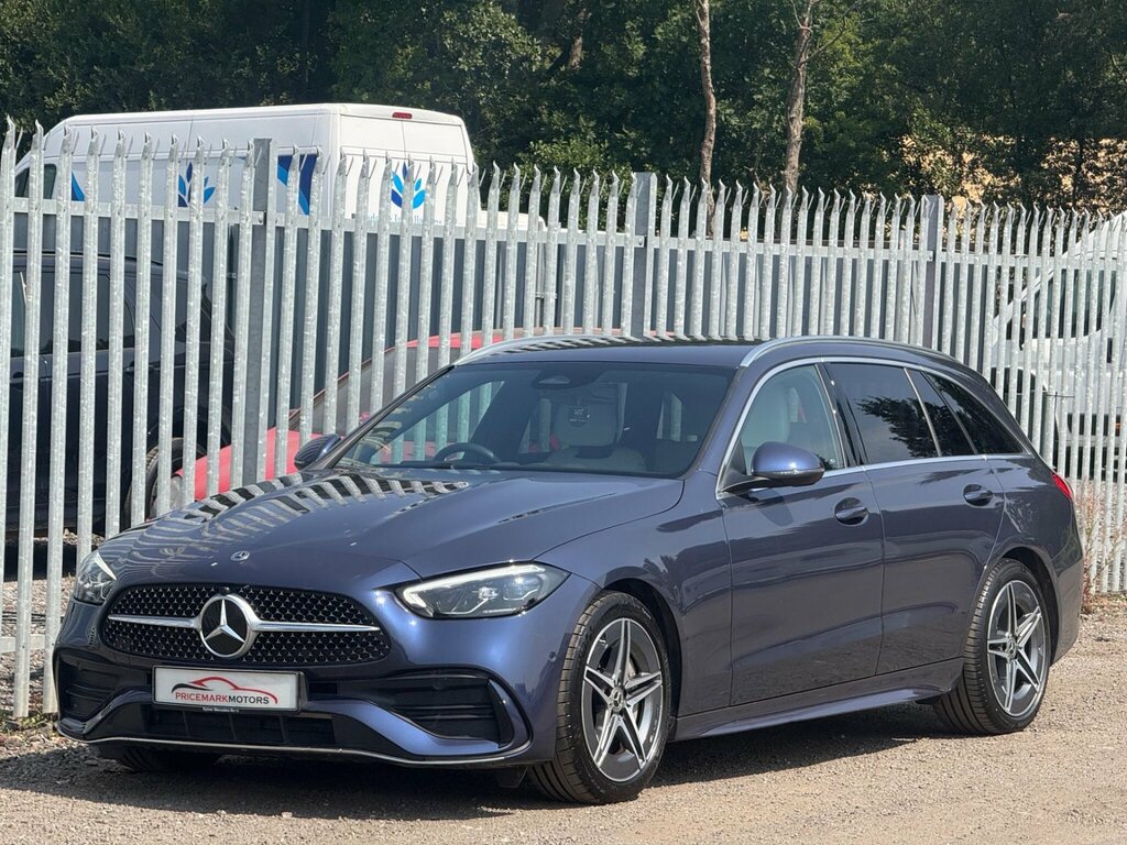Mercedes-Benz C Class 1.5 C200h Mhev Amg Line G-tronic Euro 6 Ss Blue #3