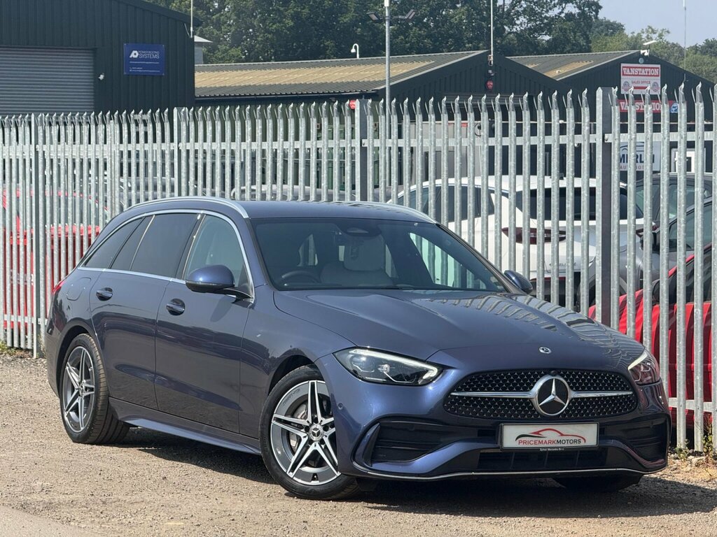 Mercedes-Benz C Class 1.5 C200h Mhev Amg Line G-tronic Euro 6 Ss Blue