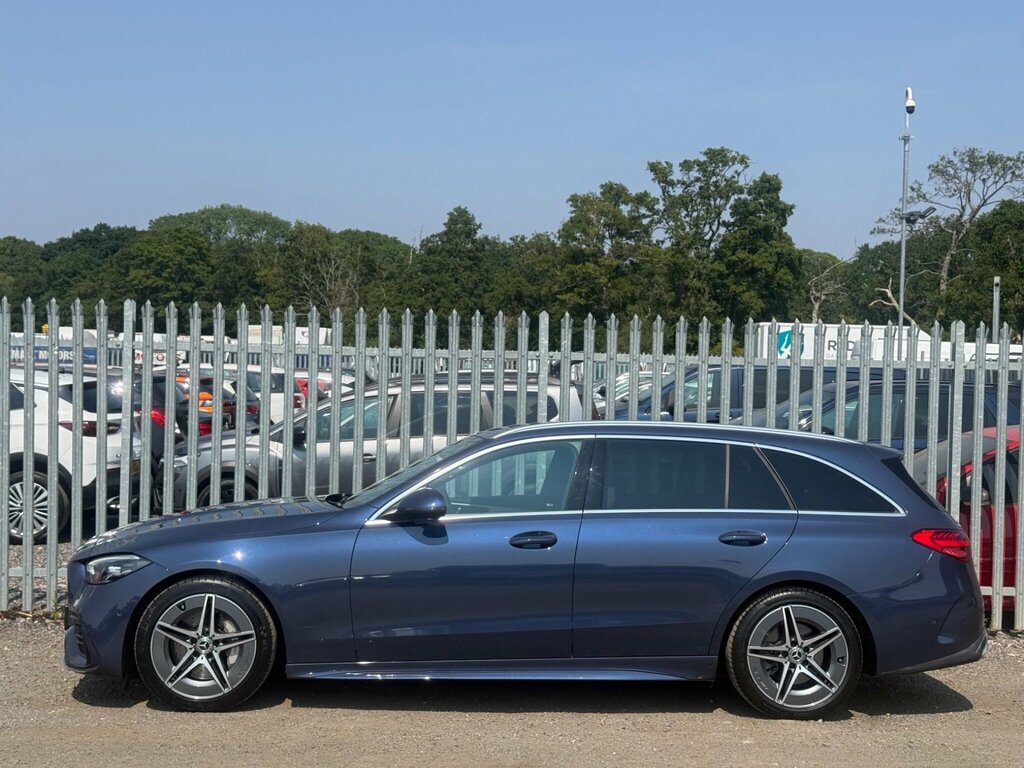 Mercedes-Benz C Class 1.5 C200h Mhev Amg Line G-tronic Euro 6 Ss Blue #4