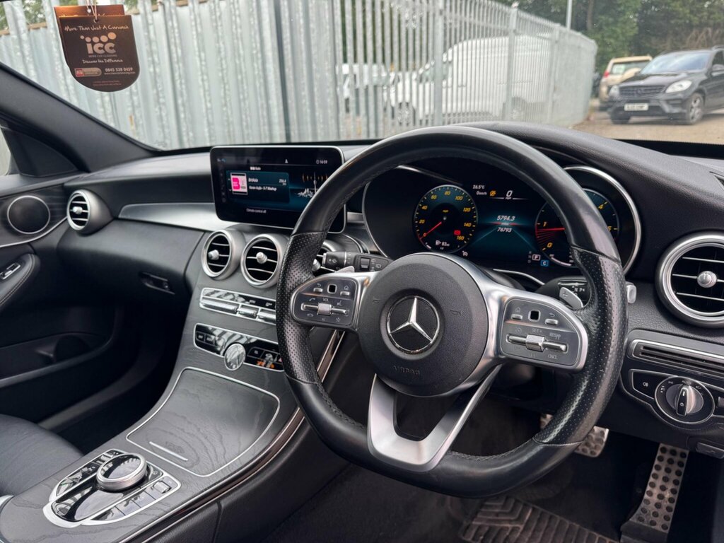 Mercedes-Benz C Class 2.0 C220d Amg Line Edition G-tronic Euro 6 Ss Black #3