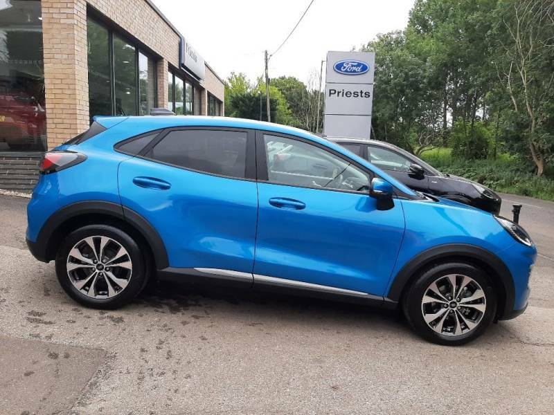 Ford Puma 1.0 Ecoboost 125Ps Mhev Titanium Dct - 20 EK75YLF Blue #3