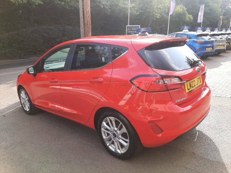 Ford Fiesta 1.0 Ecoboost 125Ps Mhev Titanium - 2022 22 LM22JTX Red