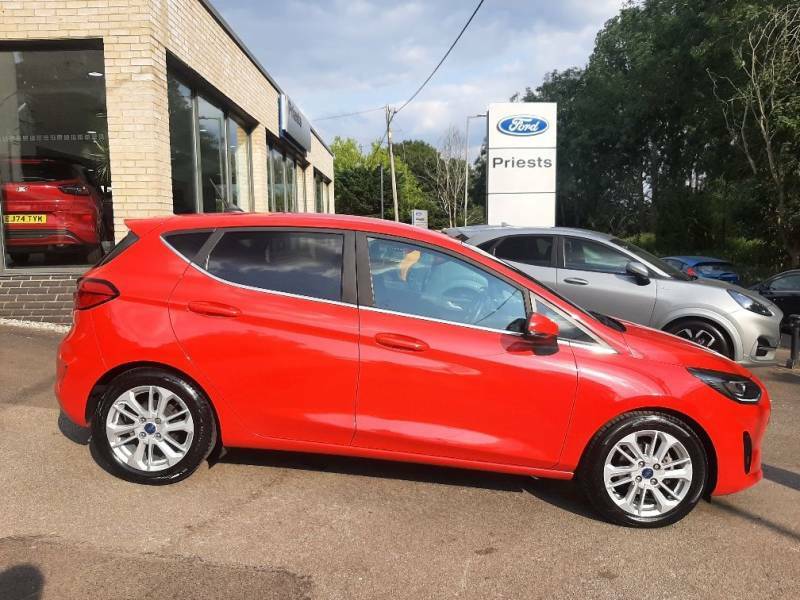 Ford Fiesta 1.0 Ecoboost 125Ps Mhev Titanium - 2022 22 LM22JTX Red #2