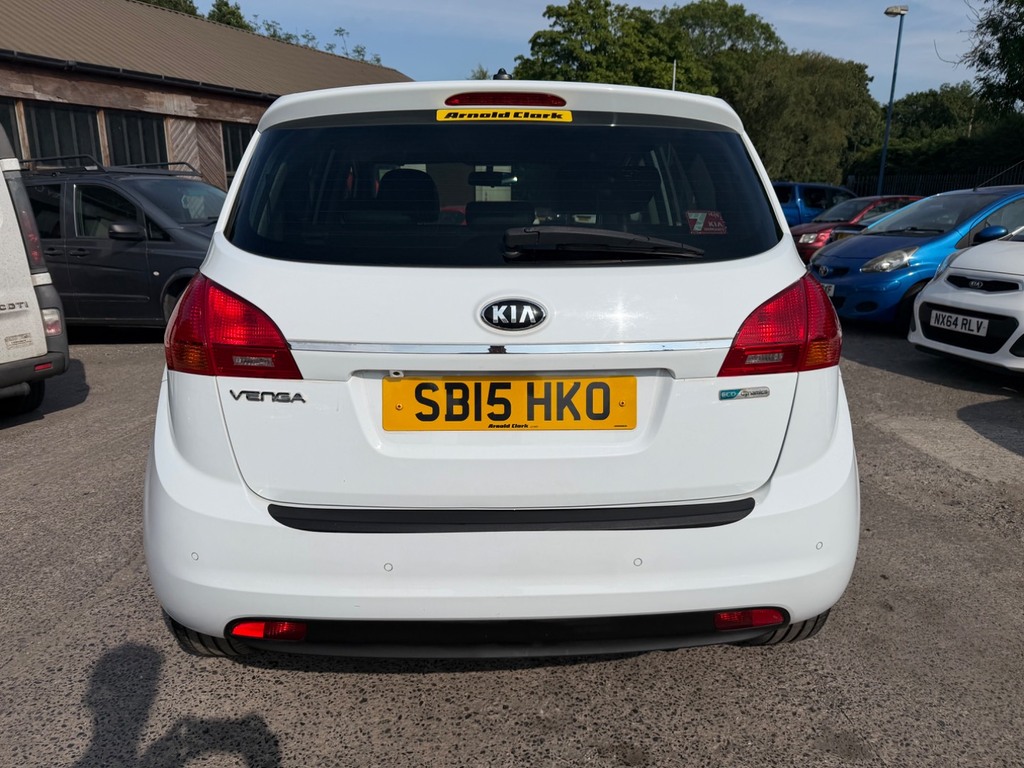 Kia Venga 1.6 Isg 3 White #5