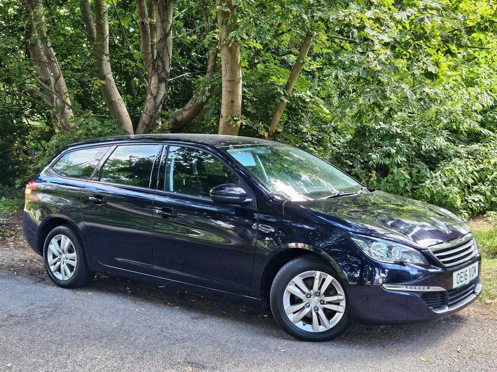Peugeot 308 SW Estate 1.2 Puretech Active Euro 6 Ss 2016 OE16XOM Blue #4