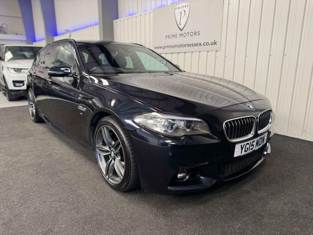 BMW 5 Series M Sport YG15MDN Black #2
