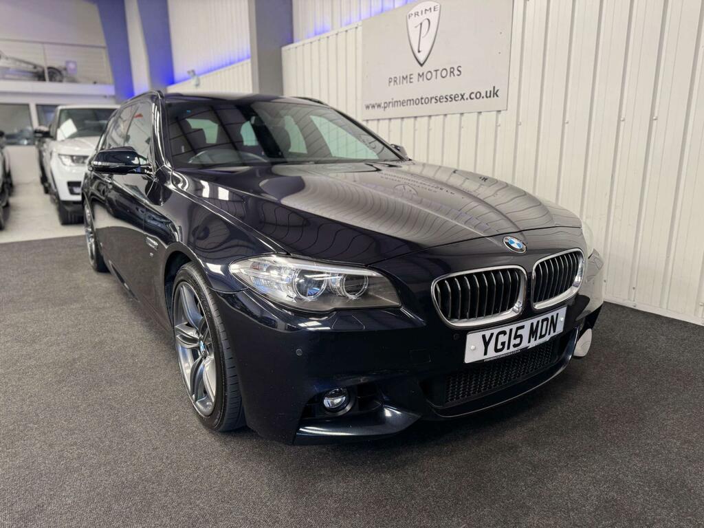 BMW 5 Series M Sport YG15MDN Black #3