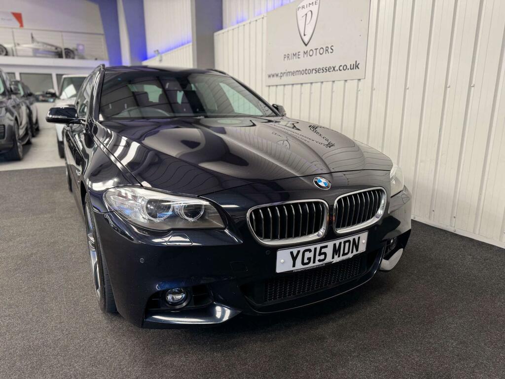 BMW 5 Series M Sport YG15MDN Black #4