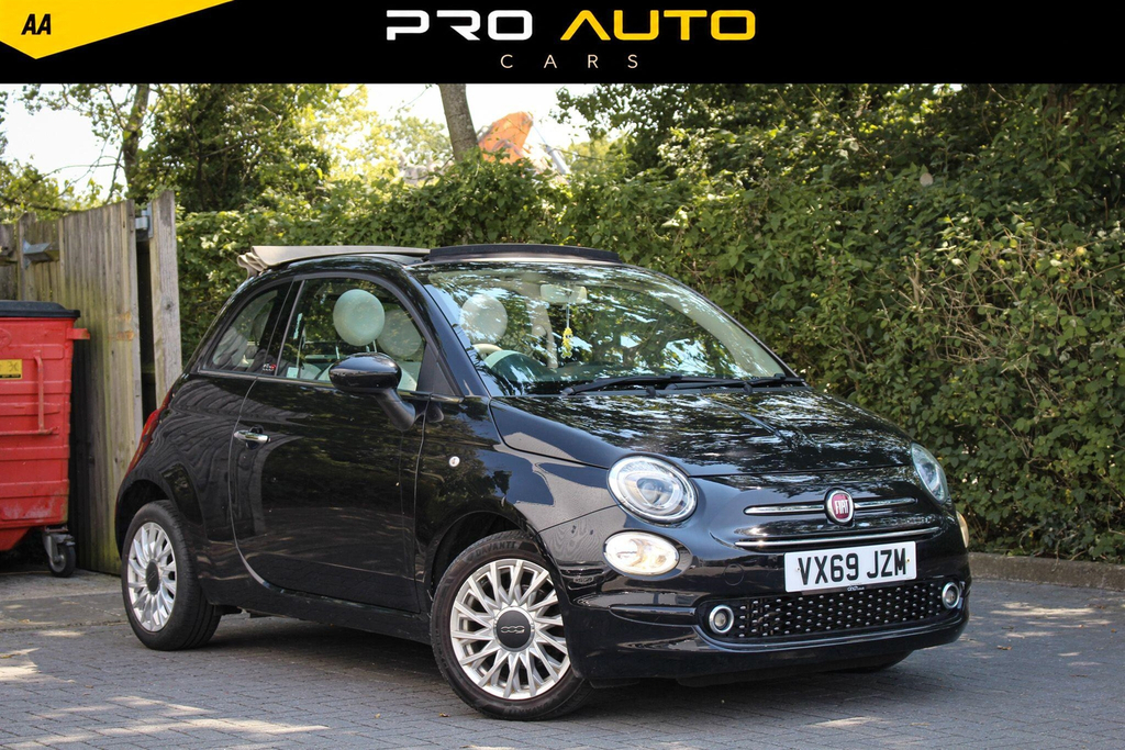 Fiat 500C 0.9 Twinair Lounge Euro 6 Ss Black
