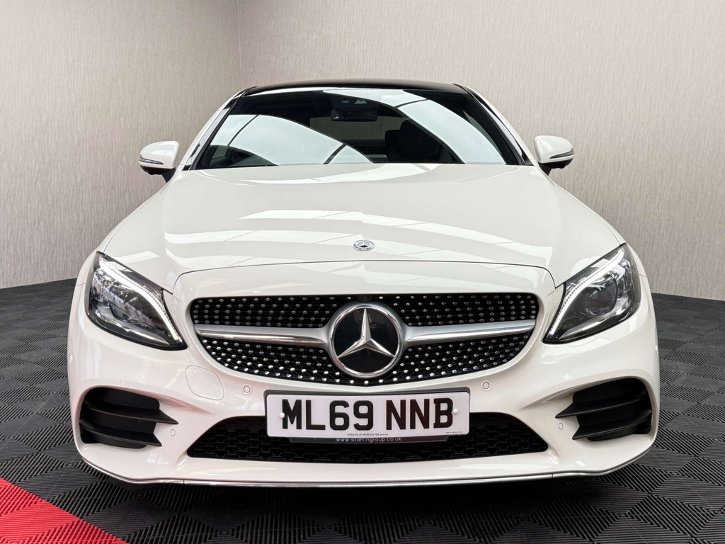 Mercedes-Benz C Class Amg Line Premium Plus Coupe G-tronic Eur White #6