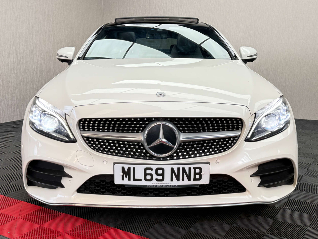 Mercedes-Benz C Class Amg Line Premium Plus Coupe G-tronic Eur ML69NNB White #6