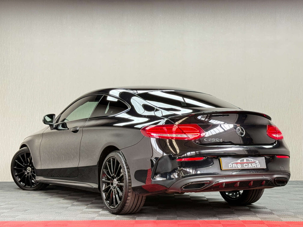 Mercedes-Benz C Class Amg Line Coupe G-tronic Euro 6 Ss Black #2