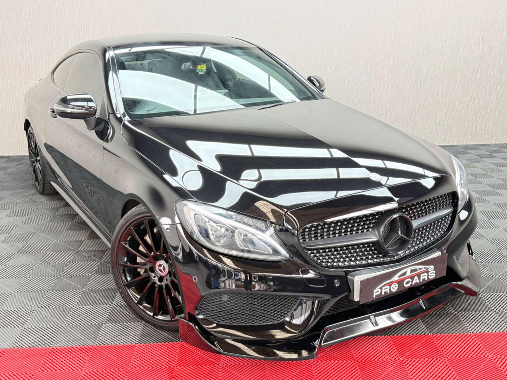 Mercedes-Benz C Class Amg Line Coupe G-tronic Euro 6 Ss Black #4