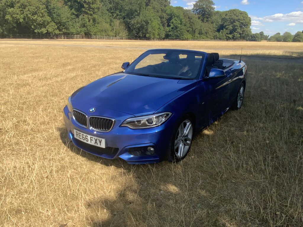 BMW 2 Series M Sport Convertible 6 Speed Blue #3