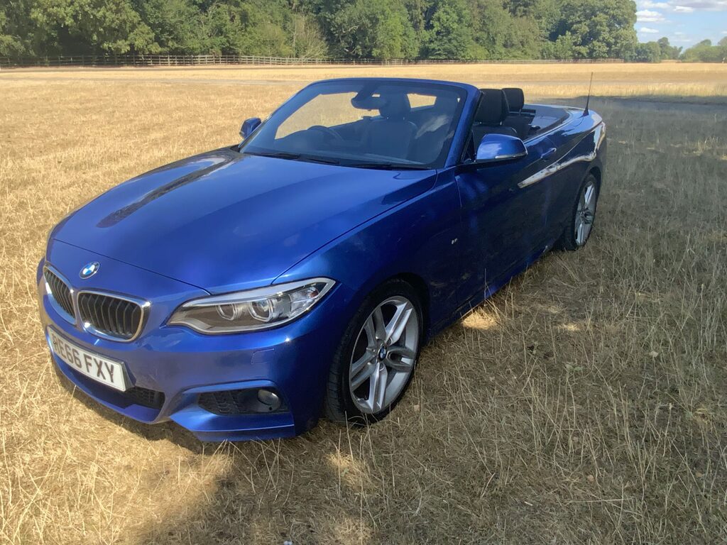 BMW 2 Series M Sport Convertible 6 Speed Blue