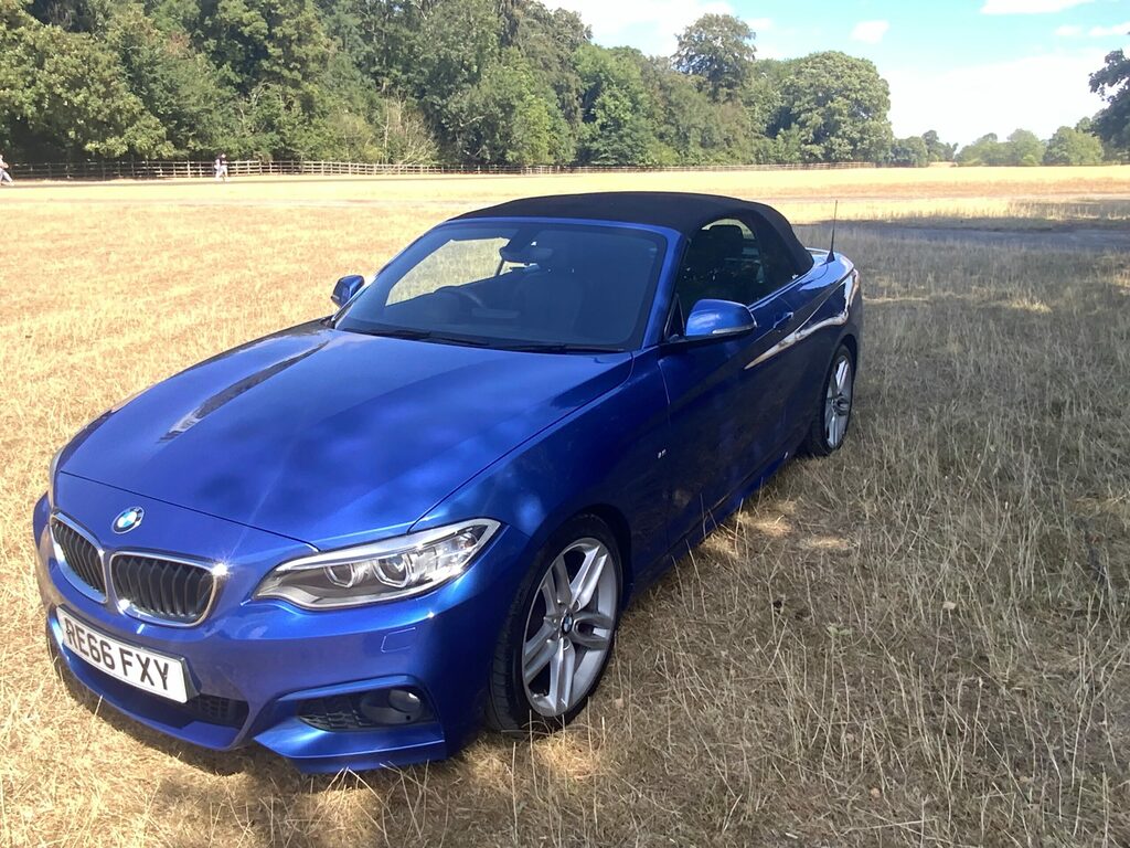 BMW 2 Series M Sport Convertible 6 Speed Blue #2