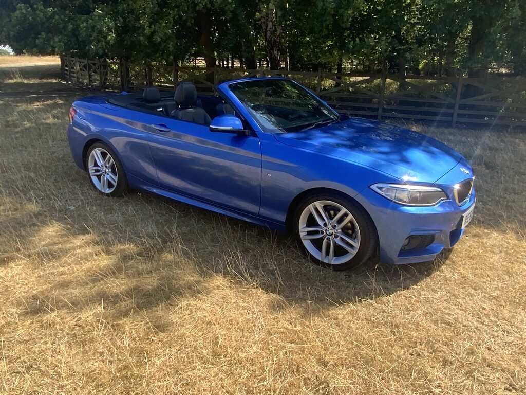 BMW 2 Series M Sport Convertible 6 Speed Blue #5