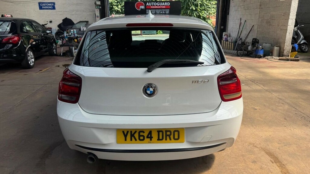 BMW 1 Series 116D Sport Hatchback White #4