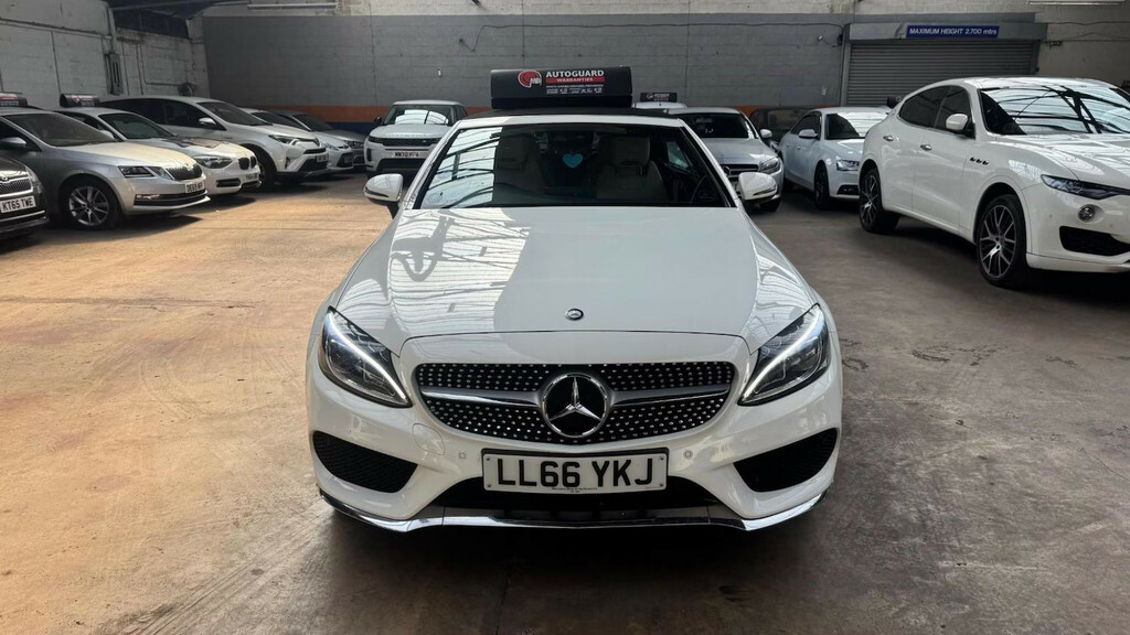 Mercedes-Benz C Class C220d 4Matic Amg Line Premium Plus Conver White #3