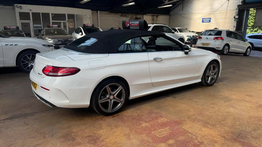 Mercedes-Benz C Class C220d 4Matic Amg Line Premium Plus Conver White #6