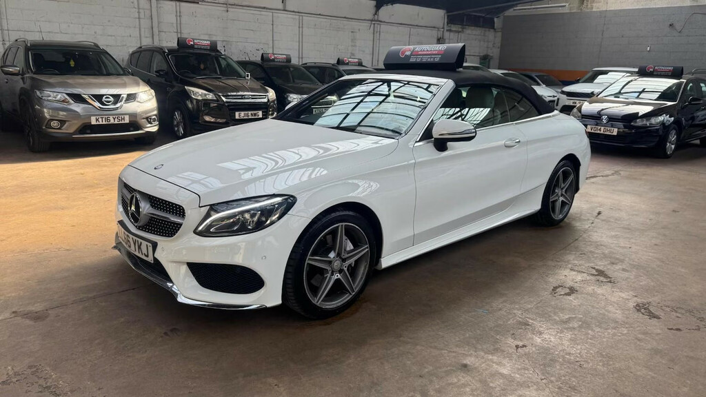 Mercedes-Benz C Class C220d 4Matic Amg Line Premium Plus Conver White