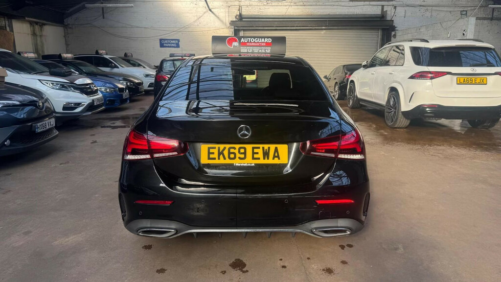 Mercedes-Benz A Class A200 Amg Line Executive Saloon Aut Black #3