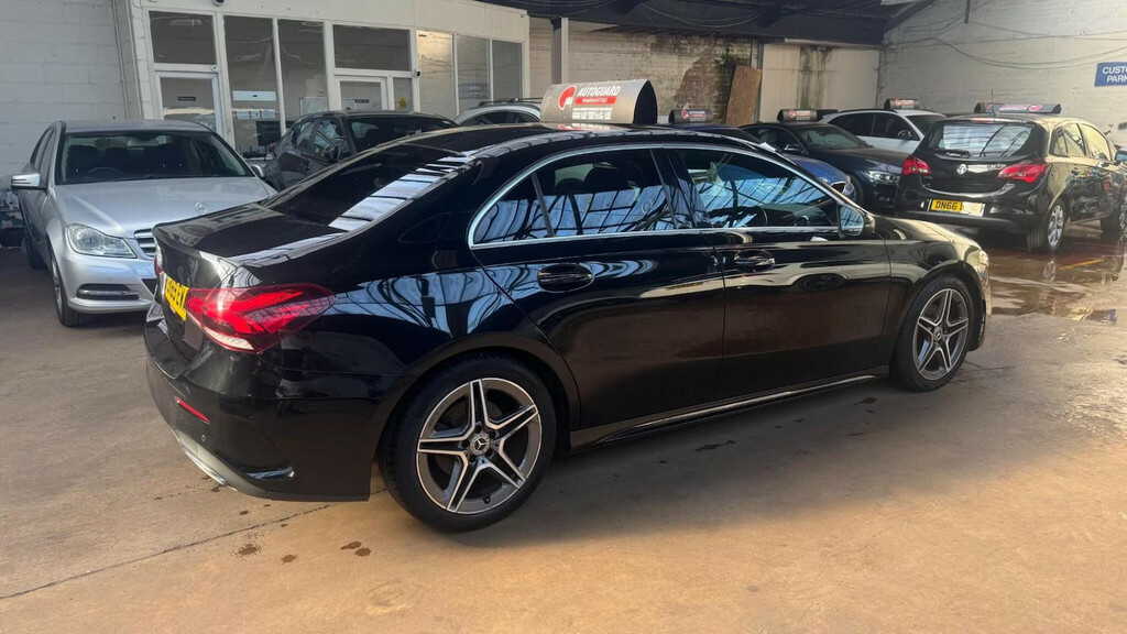 Mercedes-Benz A Class A200 Amg Line Executive Saloon Aut Black #6
