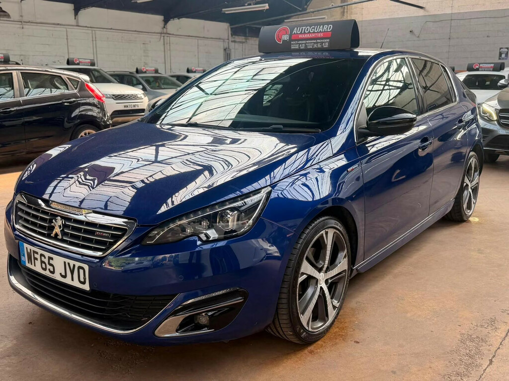 Peugeot 308 1.2 Puretech 130 Gt Line Eat6 Hatchback Blue #2