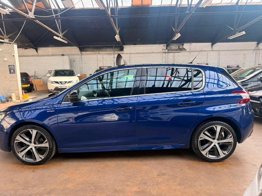 Peugeot 308 1.2 Puretech 130 Gt Line Eat6 Hatchback Blue #3