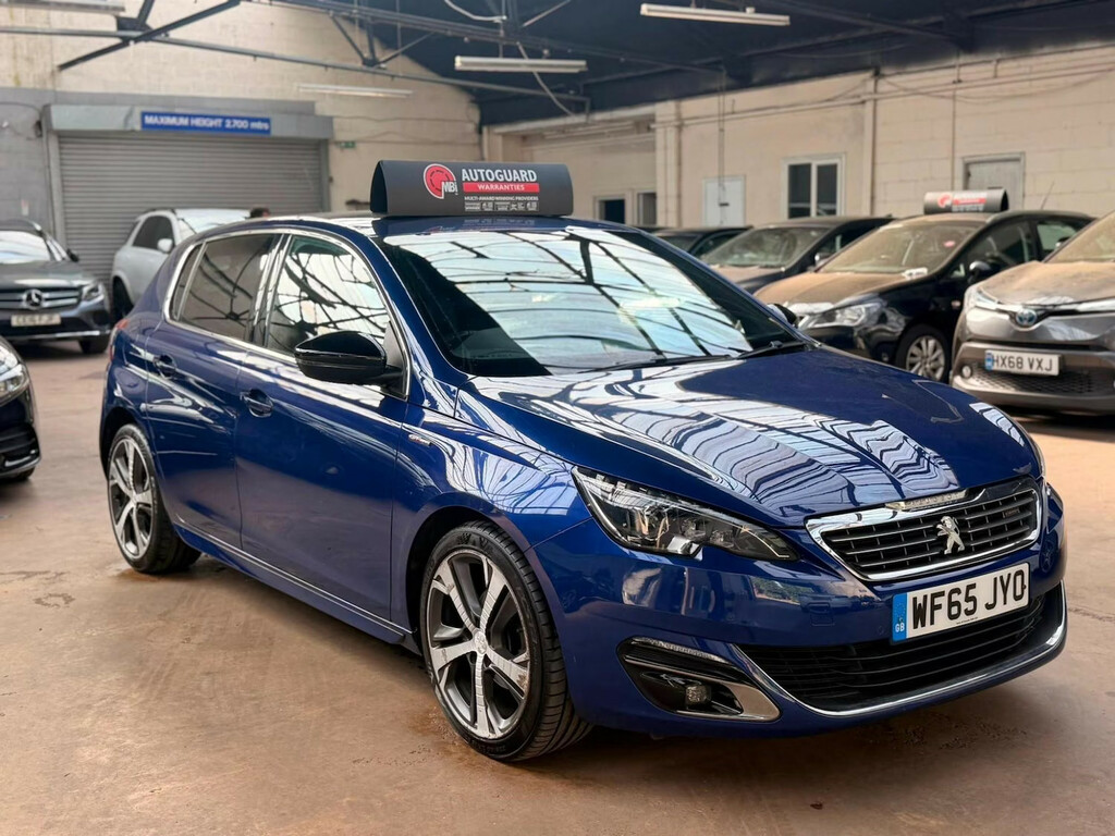Peugeot 308 1.2 Puretech 130 Gt Line Eat6 Hatchback Blue